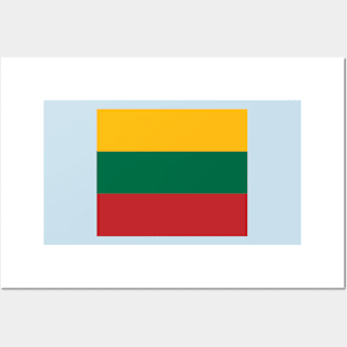 Lithuania flag Posters and Art